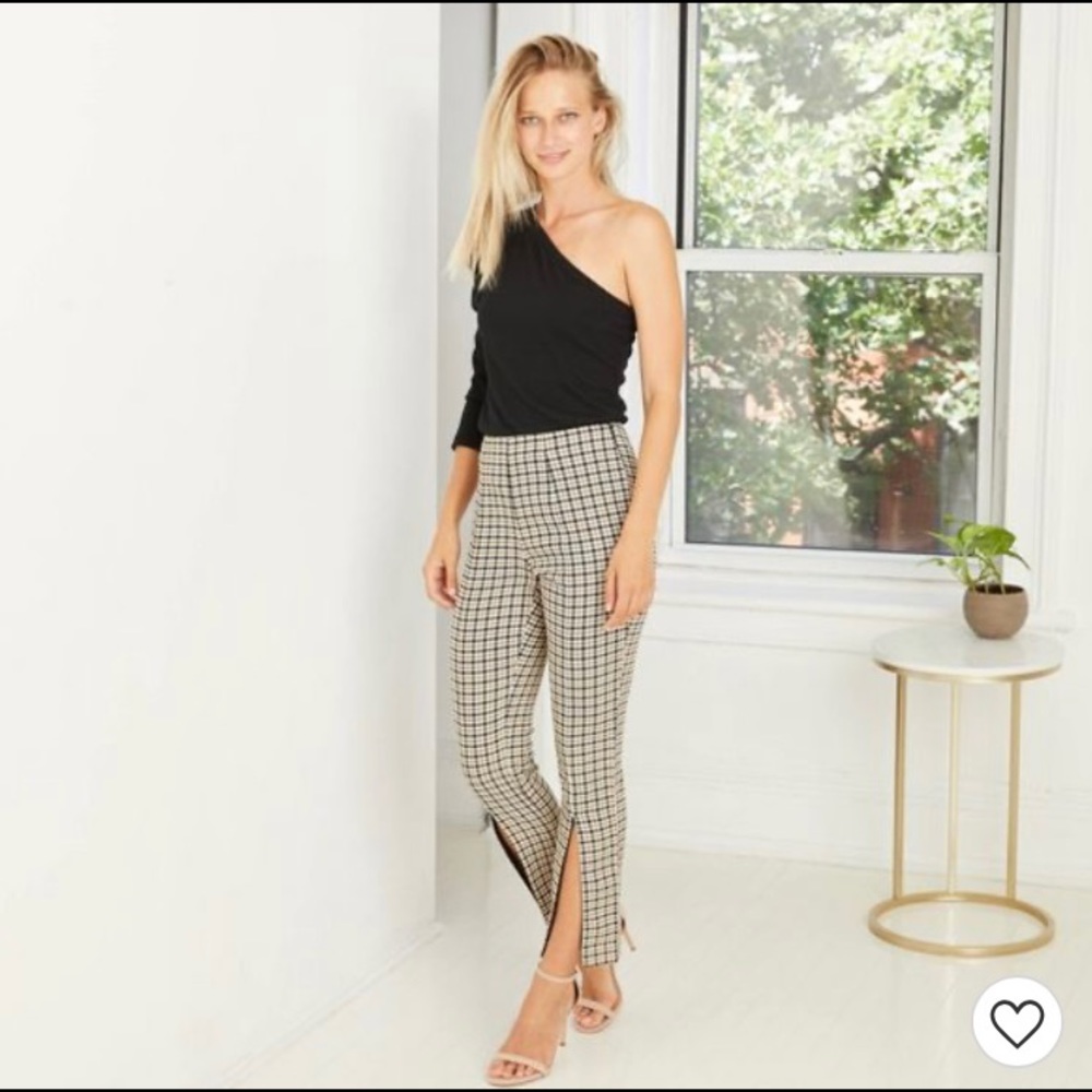 NWT Houndstooth Highwaisted Trousers